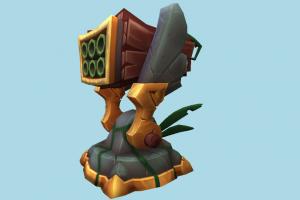 Poison Dart Defender dungeon-defenders, defense, base, gun, structure